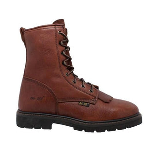 Men's 9" Chestnut Packer Leather Boots-Mens Leather Boots-Inland Leather Co-Inland Leather Co
