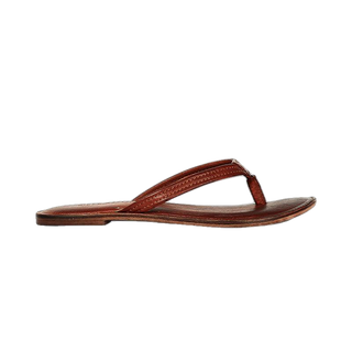 Melina Flat Leather Flip Flop women's slippers-Leather Sandal-Inland Leather-Inland Leather Co