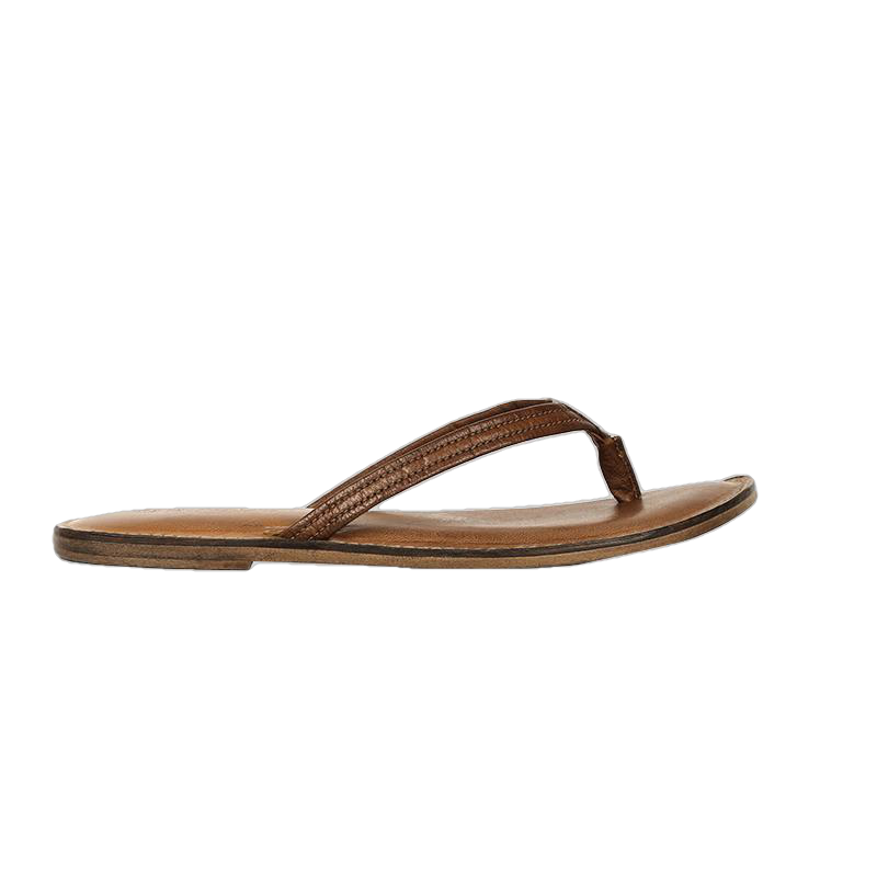 Melina Flat Leather Flip Flop women's slippers-Leather Sandal-Inland Leather-Inland Leather Co
