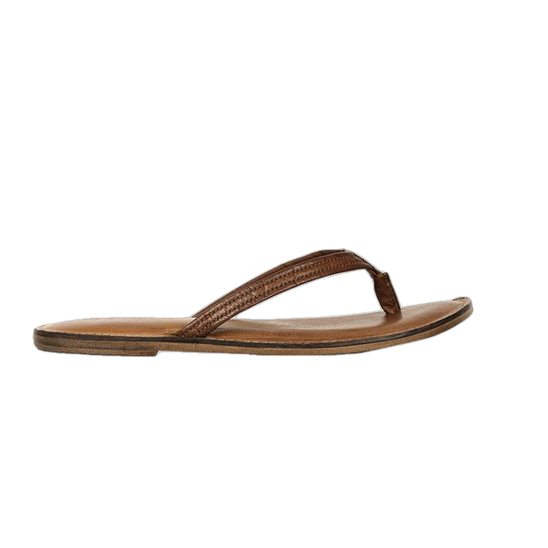 Melina Flat Leather Flip Flop women's slippers-Leather Sandal-Inland Leather-Inland Leather Co