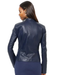 NY Womens Waxed Leather Jacket-Womens Leather Jacket-Inland Leather Co.-Inland Leather Co.