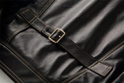 Petyr Genuine Men Sheepskin Leather Coat-Mens Leather Jacket-Inland Leather Co.-black-M-Inland Leather Co.