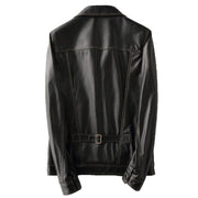 Petyr Genuine Men Sheepskin Leather Coat-Mens Leather Jacket-Inland Leather Co.-black-M-Inland Leather Co.