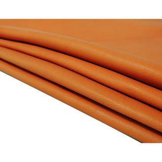 Sheep Skin Vegetable Tanned Finish 28-40 sqft Orange Lot of 5 Skins-Leather Hide-Inland Leather Co.-One Size-Orange-Inland Leather Co.