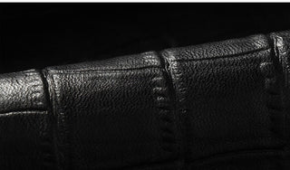 Stark Mens Bold Snake Print Leather Jacket-Mens Leather Coat-Inland Leather Co.-black-L-Inland Leather Co.