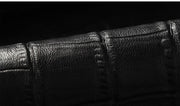 Stark Mens Bold Snake Print Leather Jacket-Mens Leather Coat-Inland Leather Co.-black-L-Inland Leather Co.