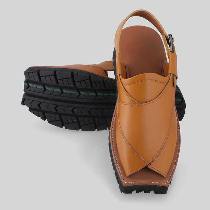 Mikaal C2R Mens Cowhide Rugged Leather Sandals Peshawari Chappal-Inland Leather-Inland Leather Co