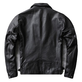 Theon Genuine Leather Jacket Men Black Motorcycle-Mens Leather Jacket-Inland Leather Co.-black-XXXL-Inland Leather Co.