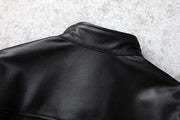 Theon Genuine Leather Jacket Men Black Motorcycle-Mens Leather Jacket-Inland Leather Co.-black-XXXL-Inland Leather Co.
