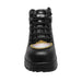 Women's 6" Black Waterproof Cap Toe Work Boot Leather Boots-Womens Leather Boots-Inland Leather Co-Inland Leather Co