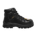 Women's 6" Black Waterproof Cap Toe Work Boot Leather Boots-Womens Leather Boots-Inland Leather Co-Inland Leather Co