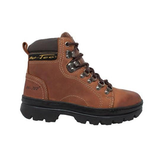 Women's 6" Work Hiker Brown Leather Boot-Womens Leather Boots-Inland Leather Co-Inland Leather Co