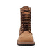 Women's Brown 9" Logger Leather Boots-Womens Leather Boots-Inland Leather Co-Inland Leather Co